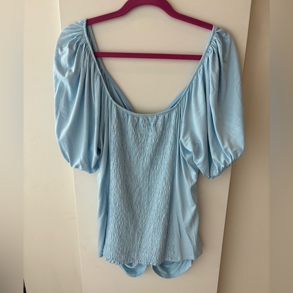 NWOT Ruched Knit Top - size 2 - Picture 5 of 6